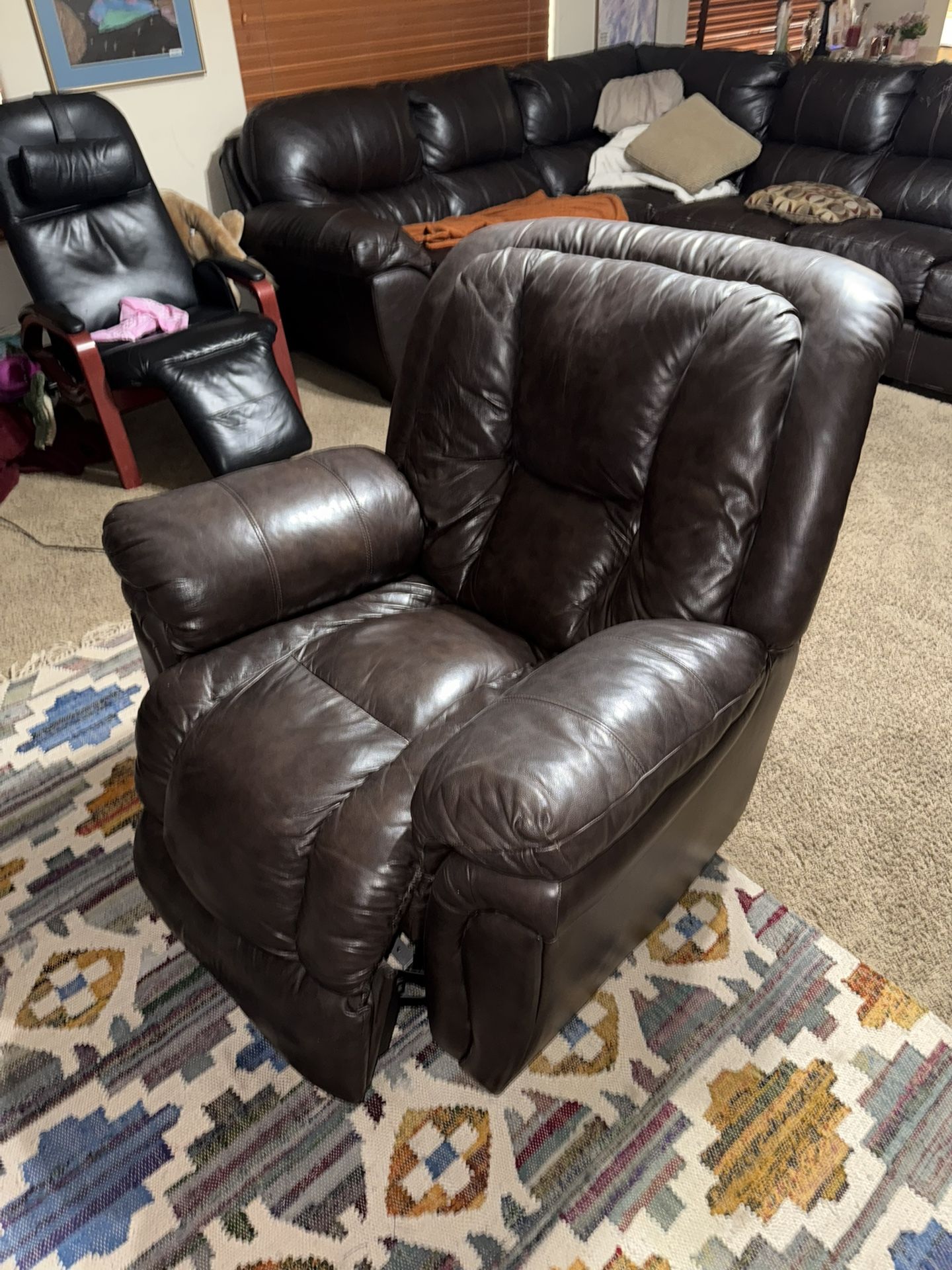 Dark Brown Electric Recliner