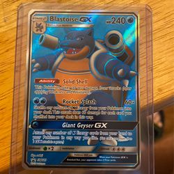 Blastoise Gx Promo Card