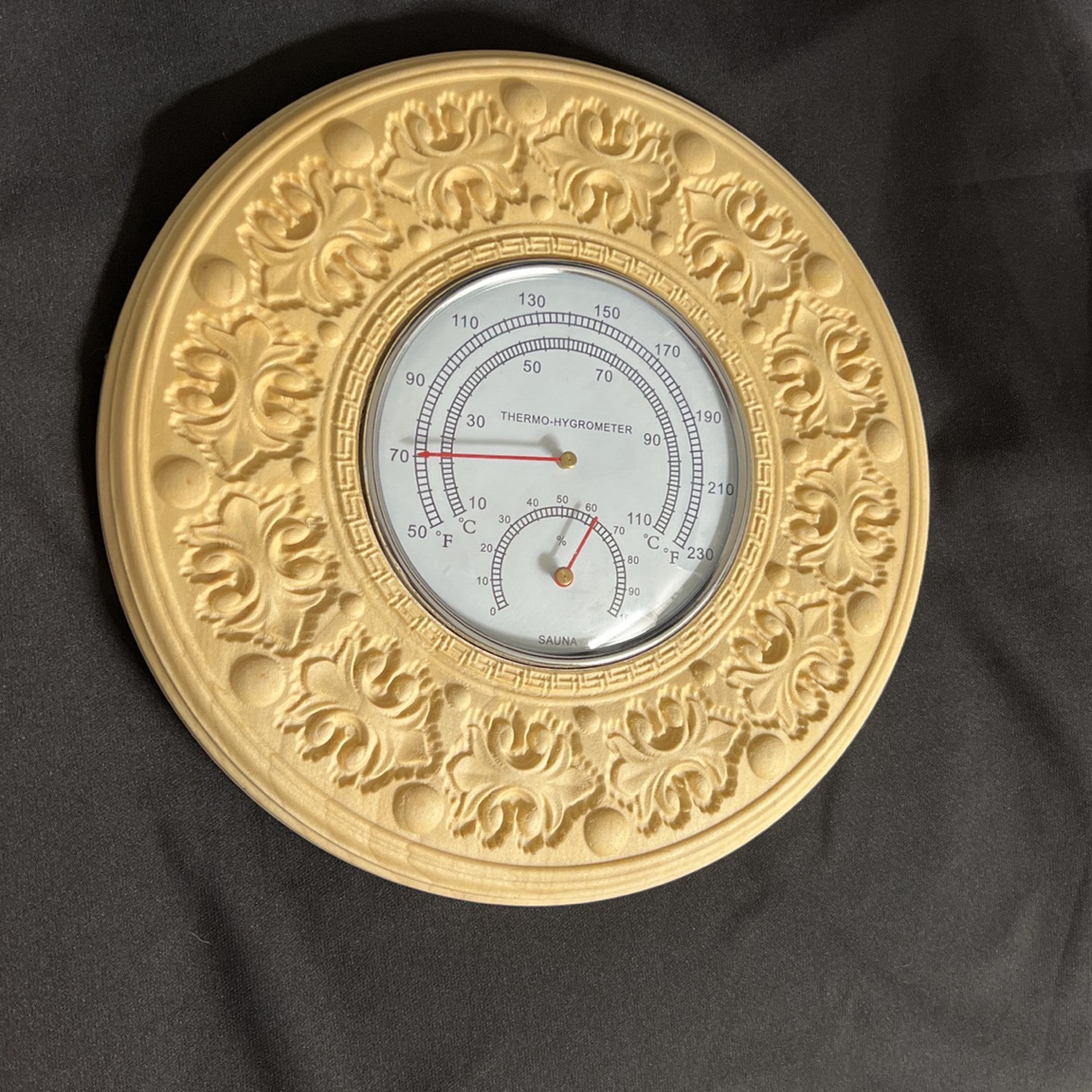 2/1 Fahrenheit Thermometer Hygrometer For Sauna Room Size...