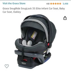 Graco SnugRide SnugLock 35 Elite Infant Car Seat, Baby Car Seat, Oakley