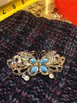 Brand new 14K gold plated hair pin