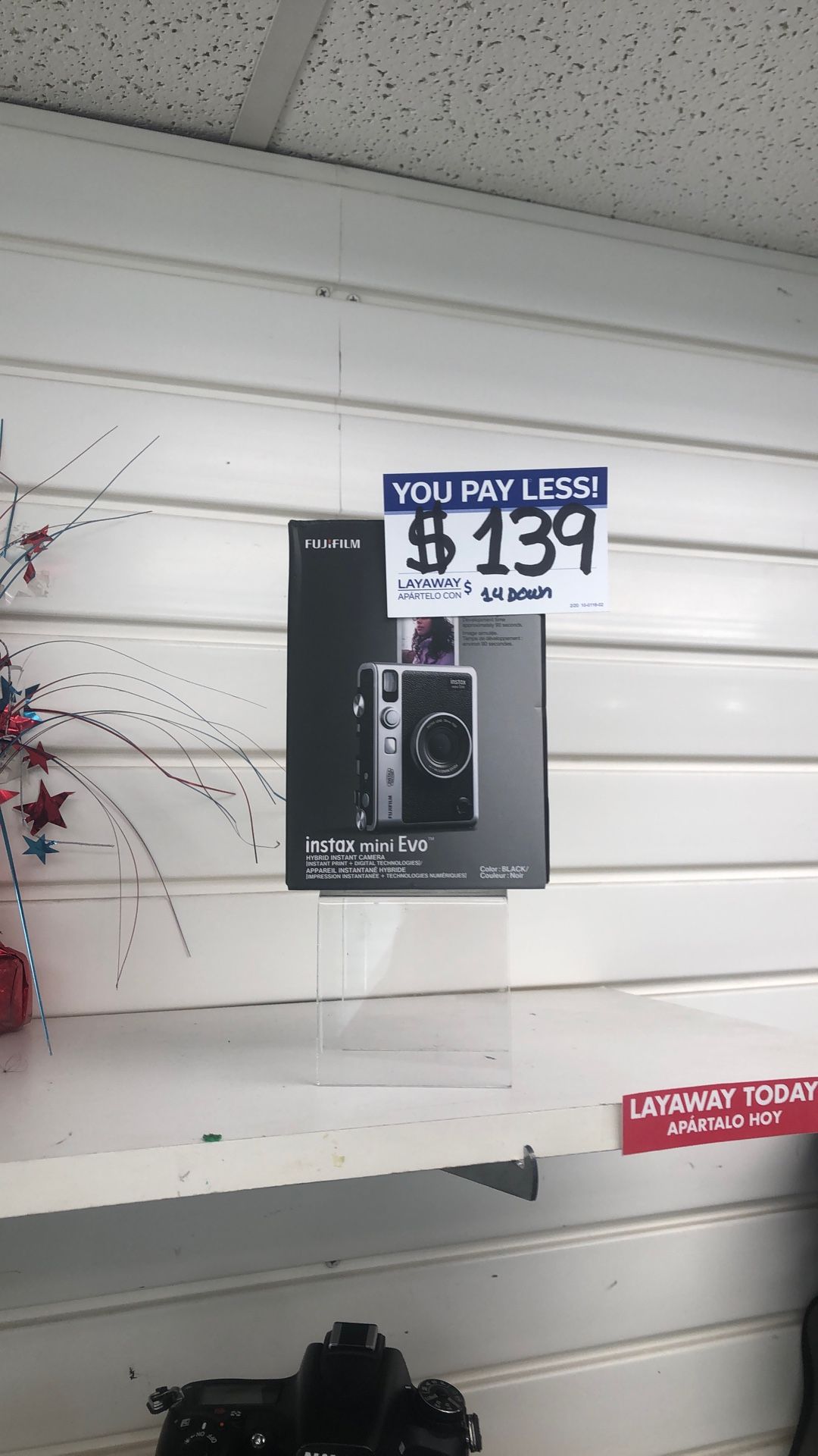 FujiFilm Instax Mini EVO Hybrid Instant Camera