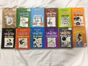 Diary If A Wimpy Kid 10 Book Set