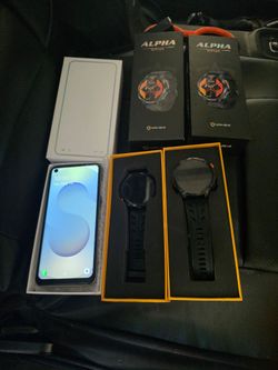 1 Android phone 2 Alpha Phone Watches