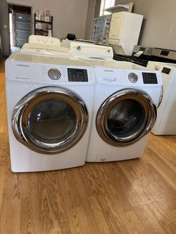 Washer and electric dryer