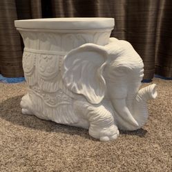 Large elephant floor table
