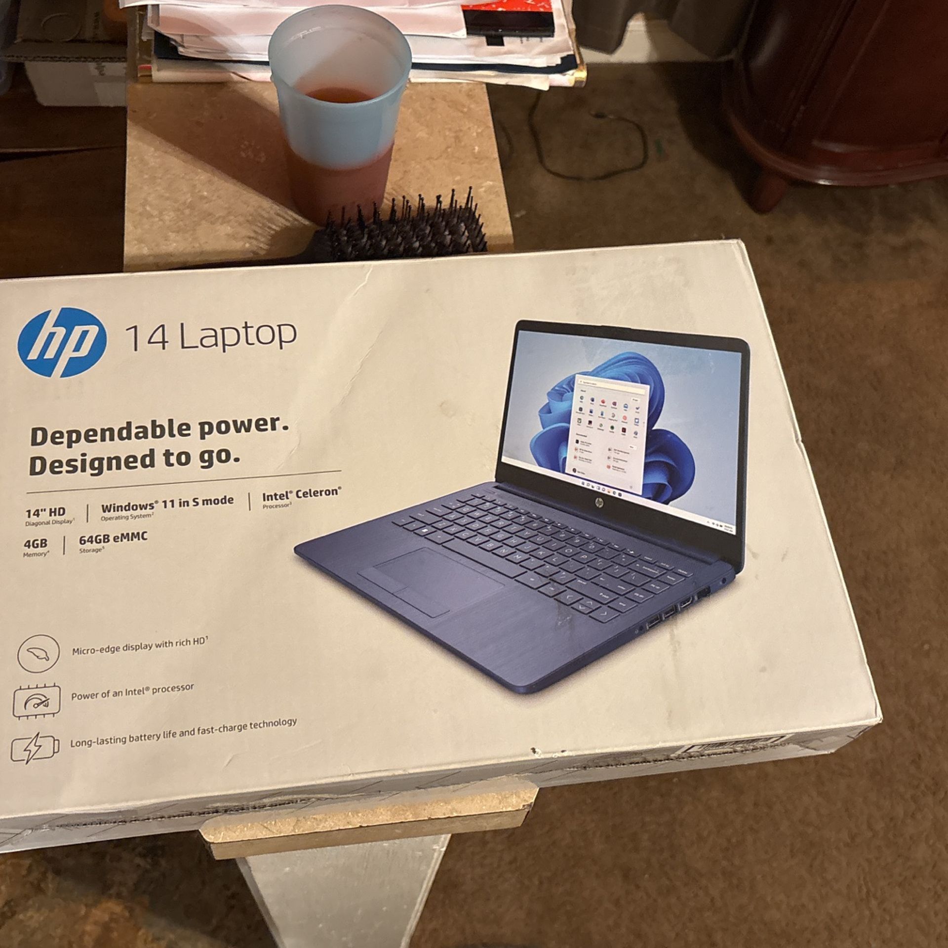 Hp Stream 14” Blue Laptop 💻 L4