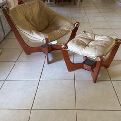 IMG Luna Chair & Ottoman Made In Norway Fancy Home Decor