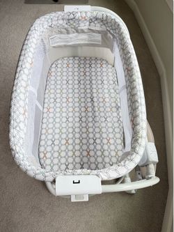 Ingenuity Dream & Grow Bedside Baby Bassinet 2-Mode Crib 0-12 Months - Brand New