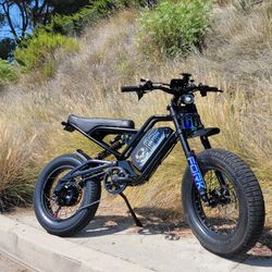 Fast Full Suspensions Electric Bike 35mph+