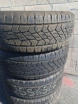 255/65R17 Continental Terrain Contact AT Tires 60% Tread (4)
