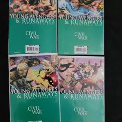 Young Avengers & Runaways (Civil War Tie-In) – Issues #1–4 | Marvel