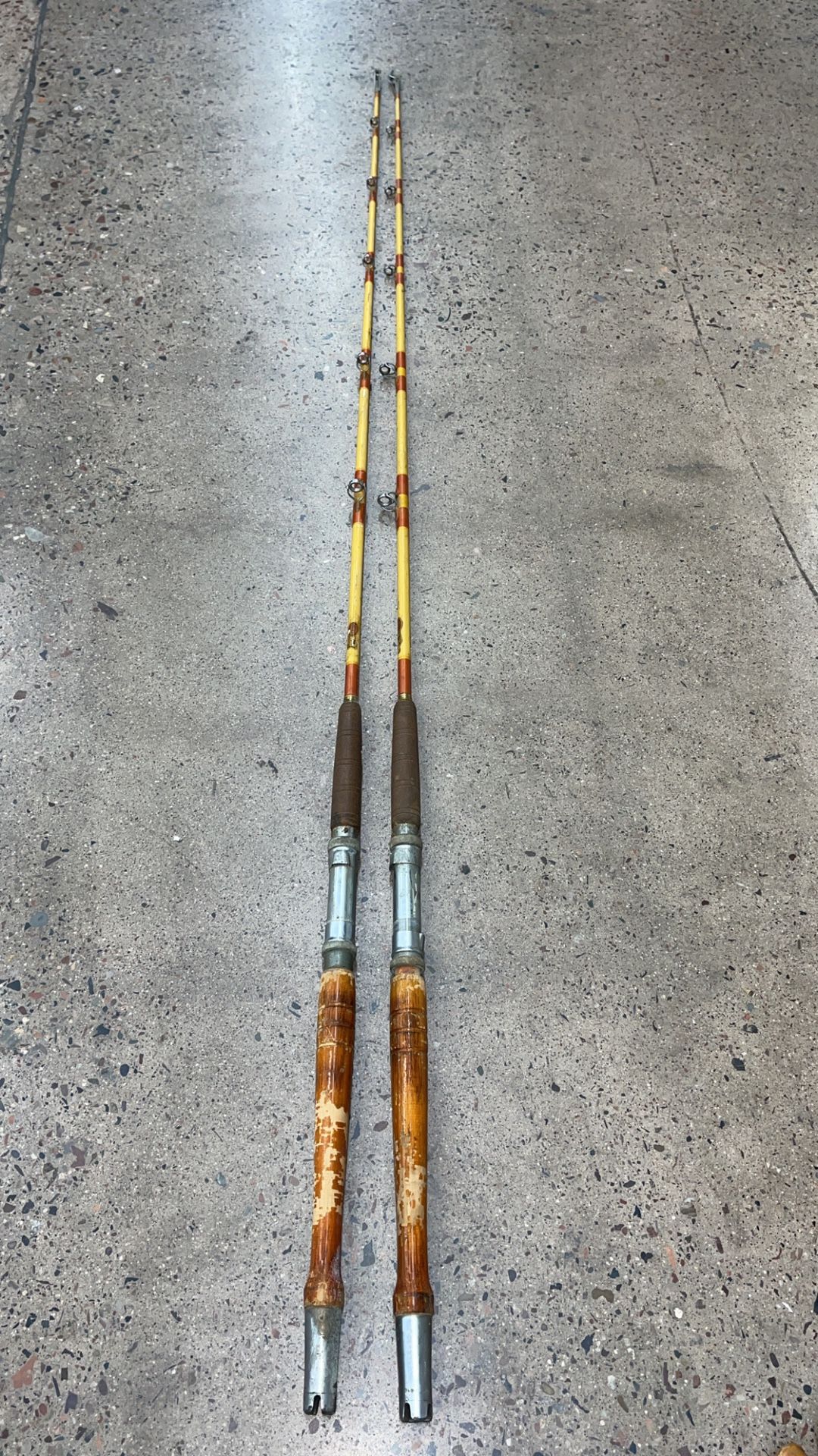 GLIEBE FIBERGLASS BOAT FISHING ROD