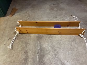 Wooden  hanging bookshelves
