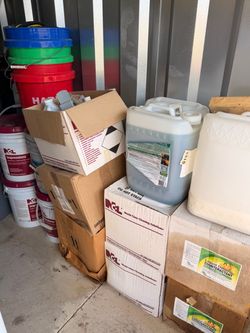 Janitorial cleaning supplies