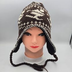 Unbranded Winter Snowflake Peruvian Style ChulloBeanie