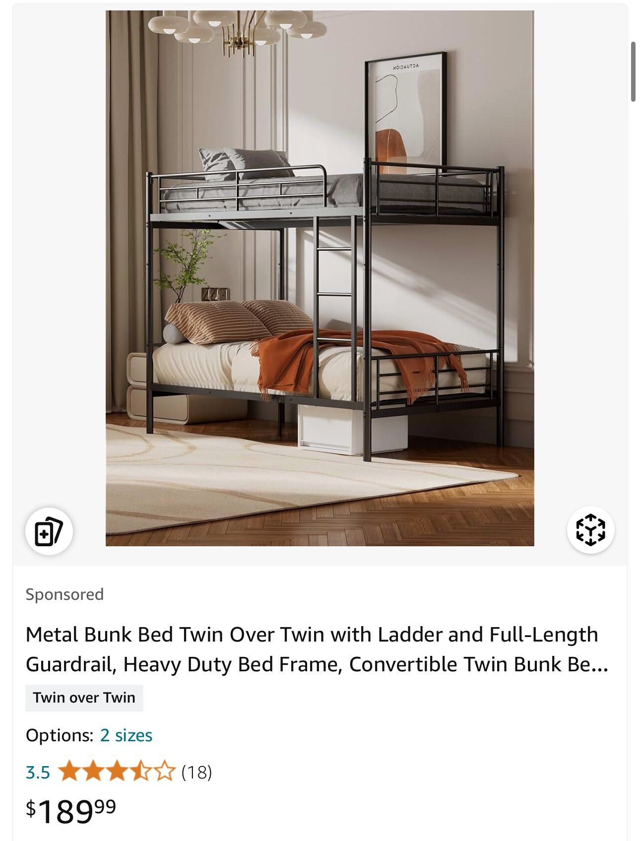 Twin Over Twin Bunk bed
