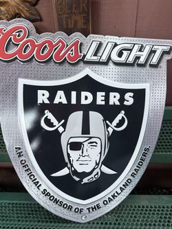 Coors Light Raider Sign
