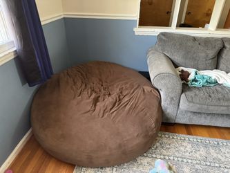 Big brown beanbag