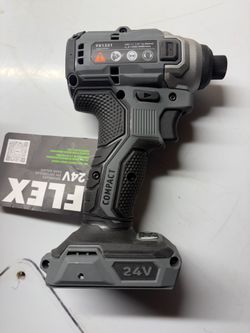 Flex 24 V impact driver new with tags,￼ display model (tool only)