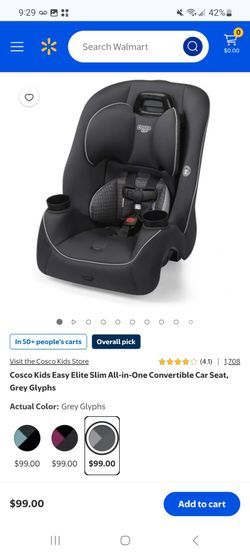 Cosco Kids Easy Elite Slim All-in-One Convertible Car Seat (missing 1 cup) $65