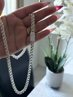 Chino link Silver chain