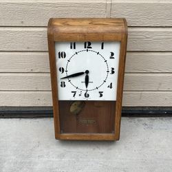Seth Thomas Vintage Art Deco Pendulum Clock
