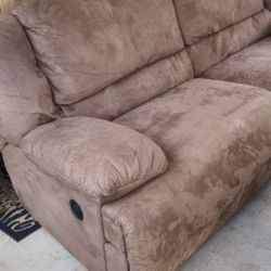 2 Piece Sofa Recliner Set ( Good Condition) $150 OBO 