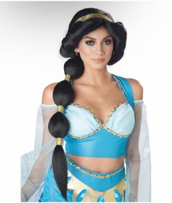 Adult Jasmine wig Halloween costume