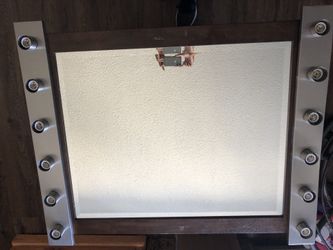 Custom large vanity mirror