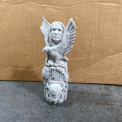 Native American Ceramic Statue