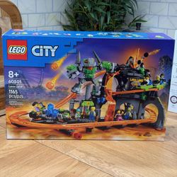 LEGO City Lava Land Roller Coaster Park 60501 New Sealed
