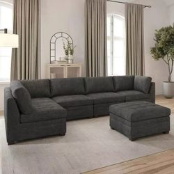 Costco Thomasville Tisdale Fabric Sectional with Storage Ottoman $550