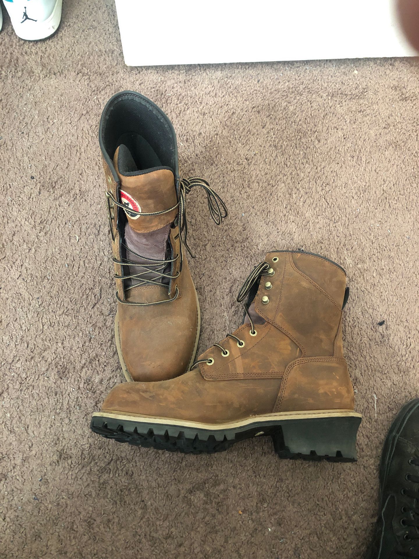 Redwing work boots waterproof Steel toe boots