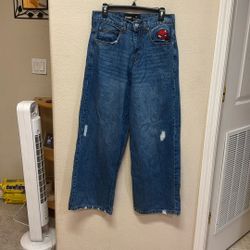 Kozue Spideyverse Women’s Size 32 Spider-Man Blue Jean Denim Pants Jeans