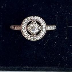 Pandora Diamond Ring 925 Size 52