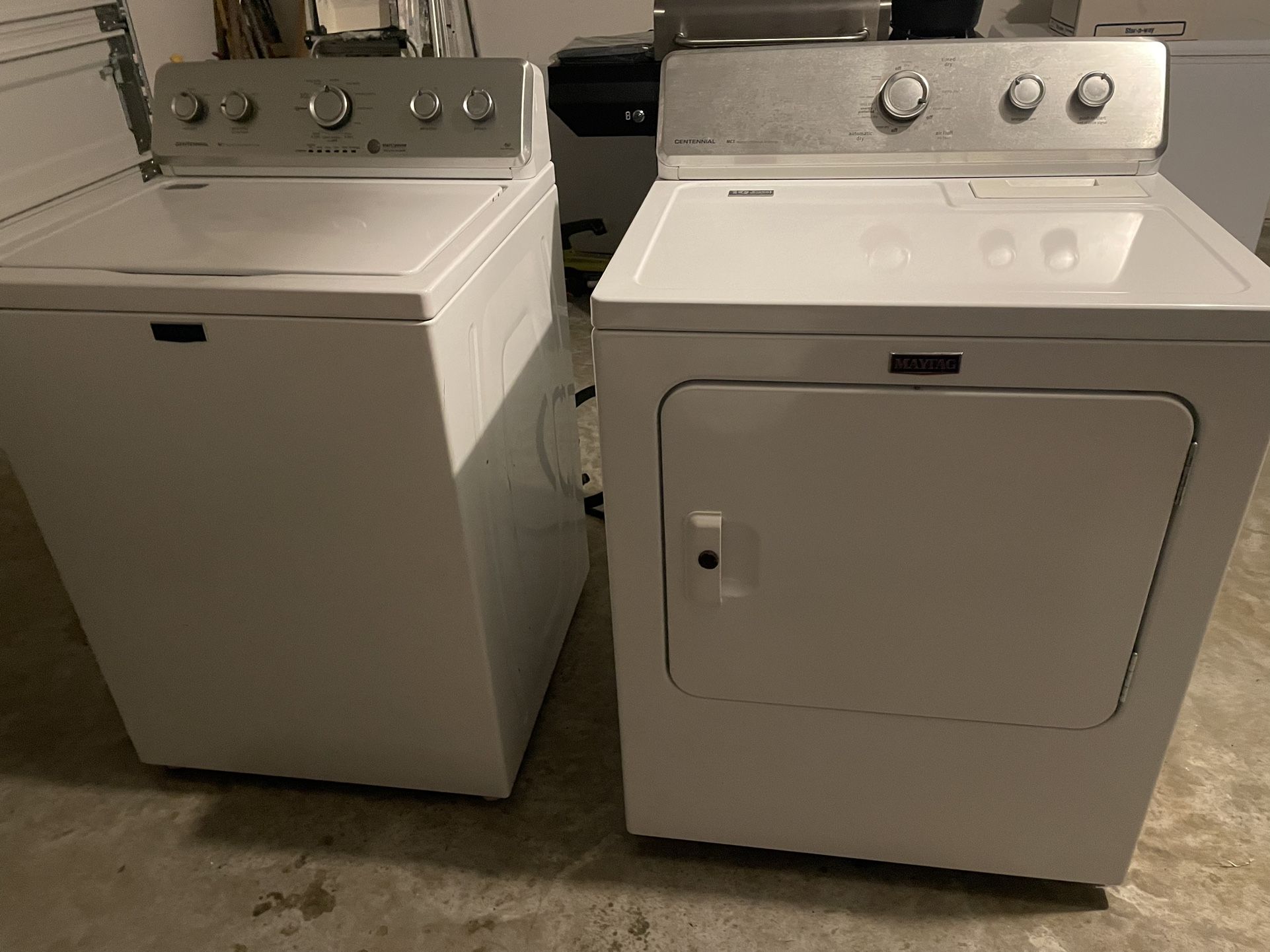 Maytag washer and dryer set