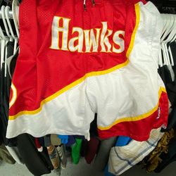 Just don retro Atlanta Hawks basketball shorts