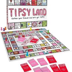 Tipsy Land Adult Drinking Game – Hilarious Alcohol-Themed Party Board Game