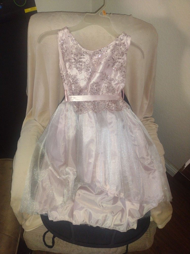 Girls Dress Blush Color Size 6