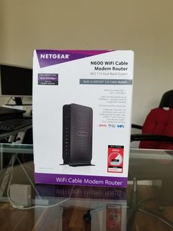 Netgear N600 2 in 1 modem and router