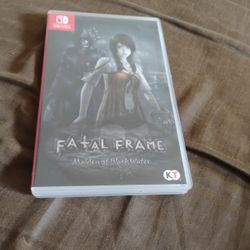 Fatal Frame Maiden Of Black Water Nintendo Switch