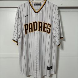 Authentic Nike Fernando Tatis Jr. San Diego Padres White Home Jersey Size XL