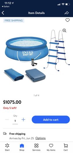 (Brand New) in Box 15x48" INTEX Swimming Pool W/Latter & Covers