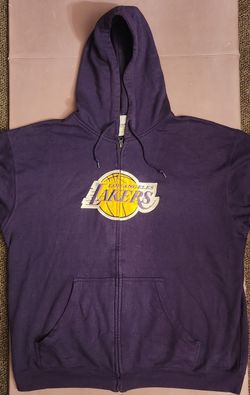 Purple Lakers Zip-Up Hoodie