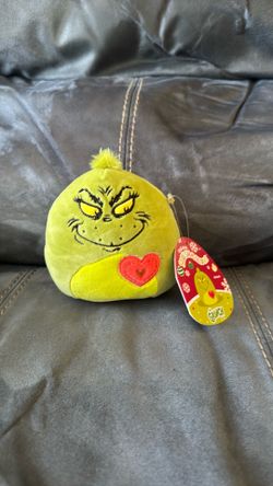 New With Tags Original Squishmallows The Grinch Small Plush Stuffed Animal