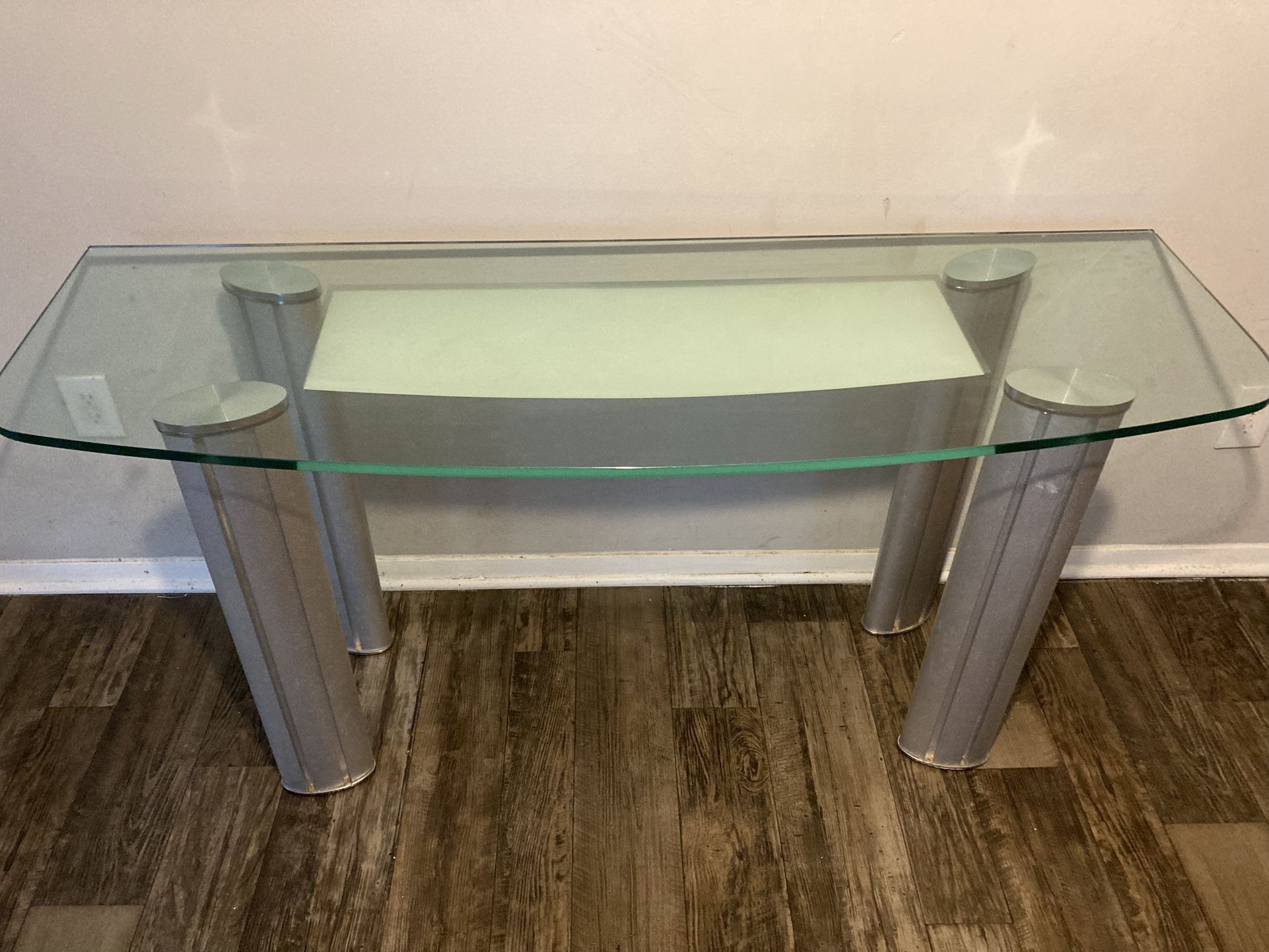 Glass End/Foyer Table