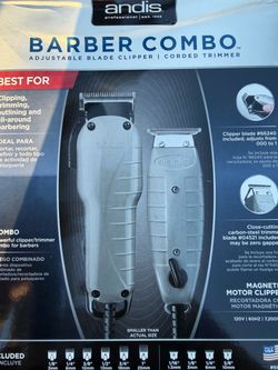 Andis Barber Combo Clipper and Trimmer Set