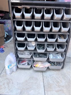 🛠️ Husky Small Parts Organizer / Hardware Storage Bin Cabinet
