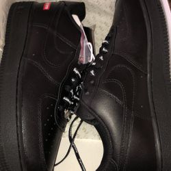Black Supreme Air Forces 